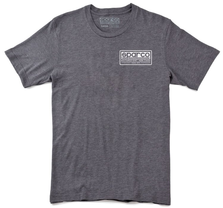 TSHIRT HERITAGE GRY SML