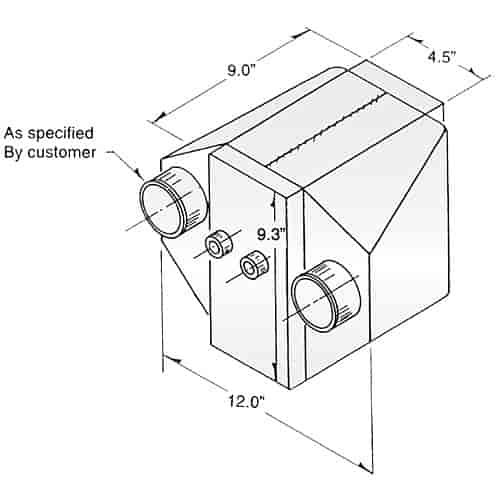 Air/Liquid Universal Intercooler HP Rating: 900