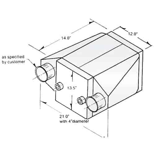 Air/Liquid Universal Intercooler HP Rating: 2500