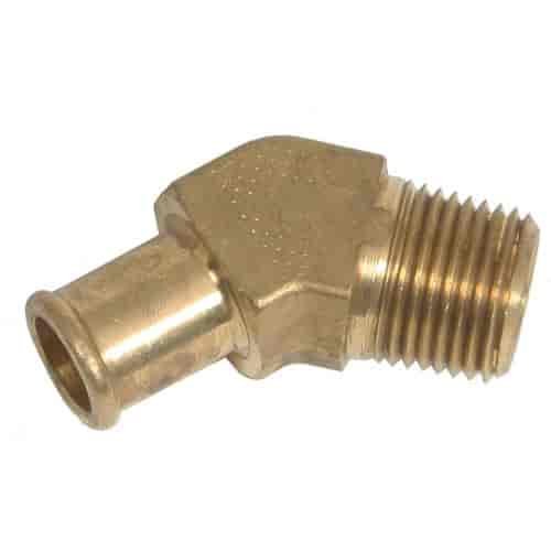 Oil Line Fitting - 45° 1/2" NPT x 5/8 Hose