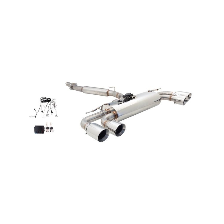 ESAS3HVKCS Exhaust System Kit for 2014-2020 Audi S3, 2022 Audi S3, Cat-Back