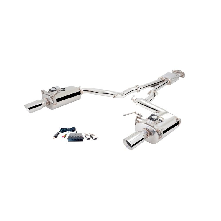 ES-FM17-02-VMK-CBS Exhaust System Kit for 2015-2017 Ford Mustang, Cat-Back