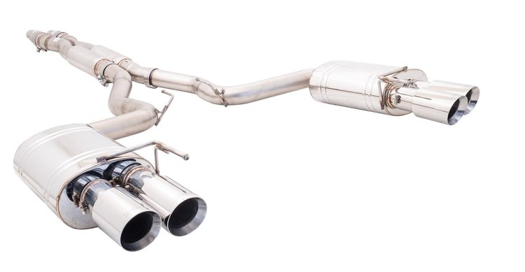 ES-FM18-CBS Exhaust System Kit Fits Select Ford Mustang, Cat-Back