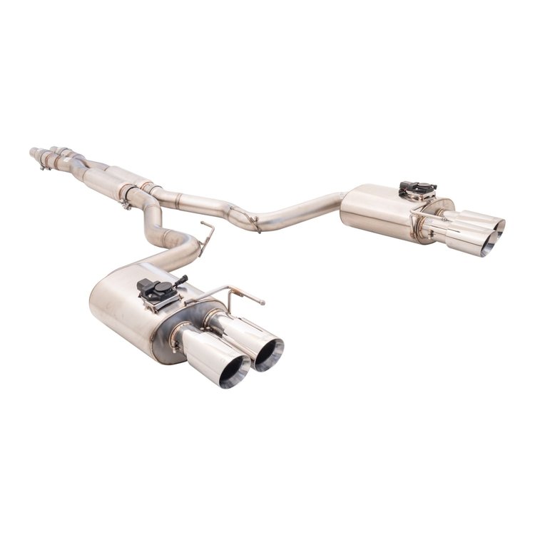 ES-FM18-VMK-CBS Exhaust System Kit for Fits Select Ford Mustang, Cat-Back