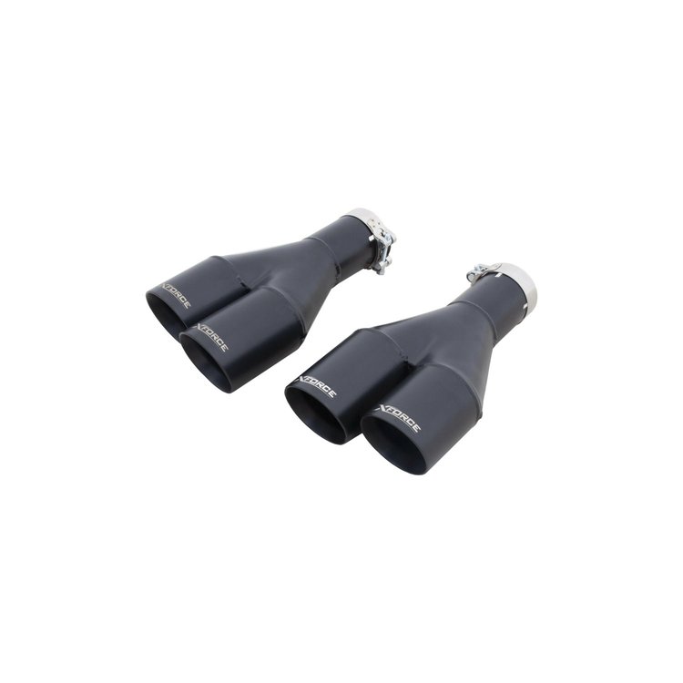 ESKC19BLKTIPS Exhaust Tail Pipe Tip for 2019-2019 Kia Forte