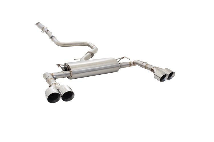 ESKC22VKCS Exhaust System Kit Fits Select Kia Forte, Cat-Back