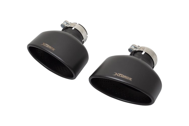 ESRS317BLKTIP Exhaust Tail Pipe Tip for 2017-2020 Audi RS3