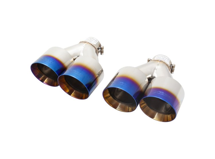 ES-SW27-BLUETIP Exhaust Tail Pipe Tip Fits Select Subaru WRX