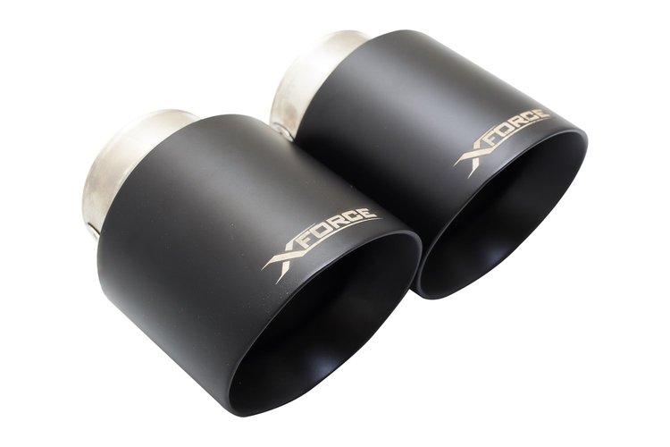 ESTS20BLKTIP Exhaust Tail Pipe Tip Fits Select Toyota GR Supra