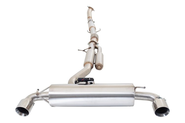 ESTY21VKCS Exhaust System Kit Fits Select Toyota Yaris, Cat-Back