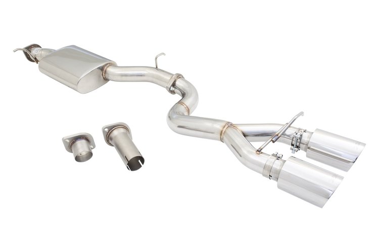 ESVW07CS Exhaust System Kit for 2012-2013 Volkswagen Golf R, 2003-2004 Volkswagen R32, 2008 Volkswagen R32, Cat-Back