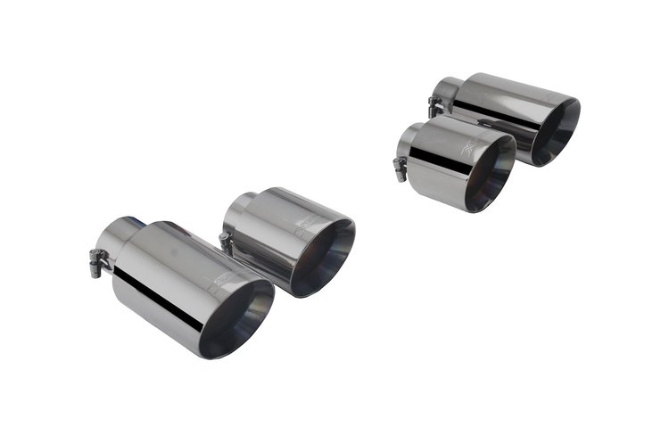 ES-VW09-BLACKTIPS Exhaust Tail Pipe Tip for 2015-2018 Volkswagen Golf