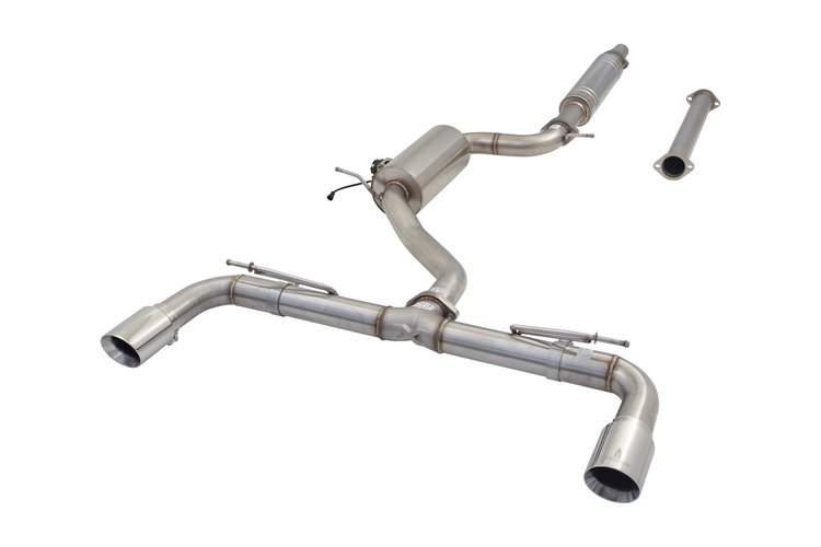 ESVW10VKCS Exhaust System Kit for 2013-2021 Volkswagen Golf, Cat-Back