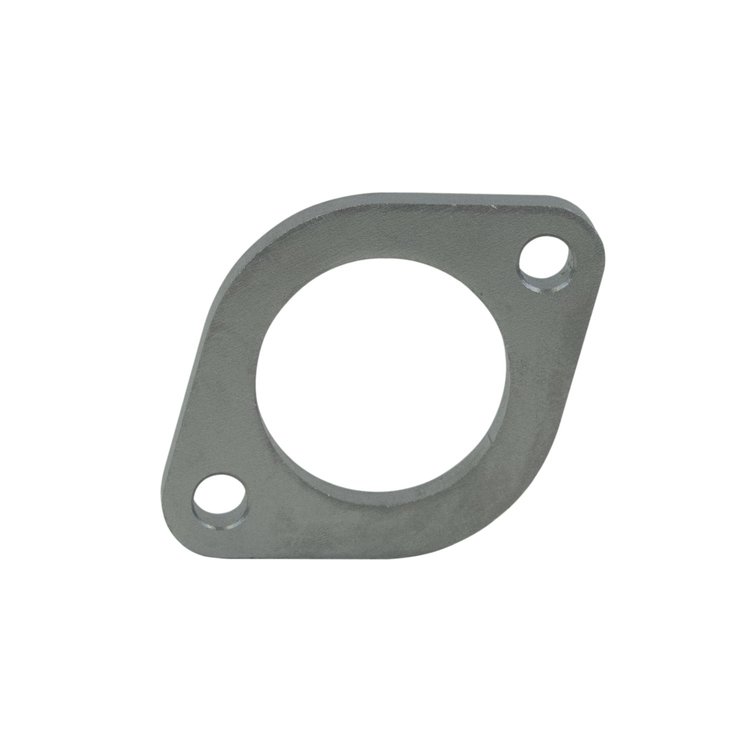 F2M-N25 Exhaust Flange, 2-Bolt, Narrow, Mild Steel, 2.5 in.