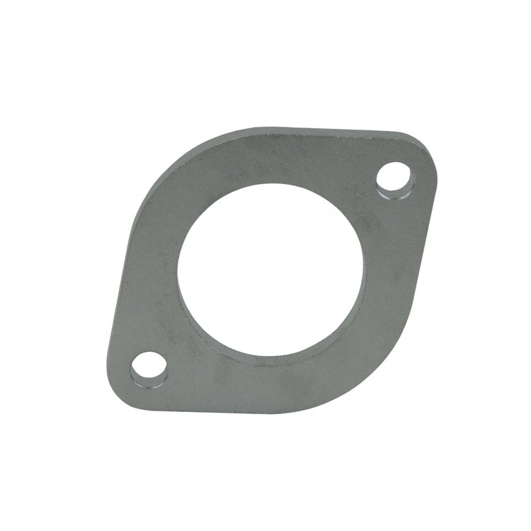 F2M-W25 Exhaust Flange, 2-Bolt, Wide, Mild Steel, 2.5 in.