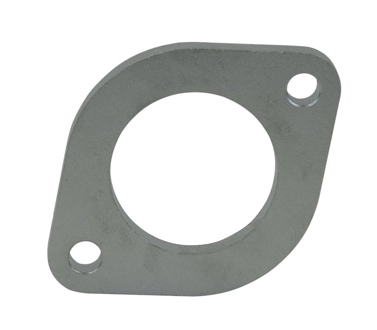 F2S-W25 Exhaust Flange, 2-Bolt, Wide, 304 Stainless Steel, 2.5 in.