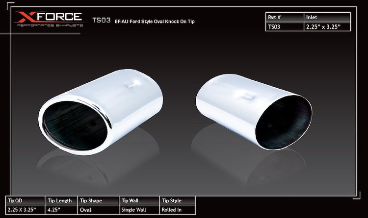 TS03 Exhaust Tail Pipe Tip