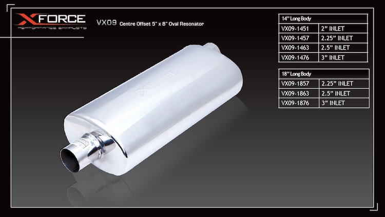VX09-1863 Exhaust Resonator Pipe
