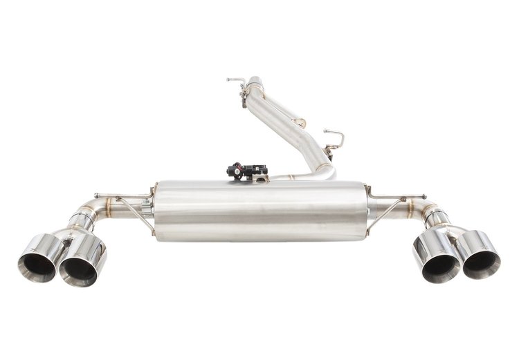 ESVGR8HVKSB Varex Valved Cat-Back Exhaust System with SmartBox Fits Select VW Golf R MK8 and MK8.5