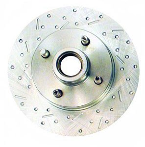 Front Left Big Bite Brake Rotor 1987-93 Ford Mustang