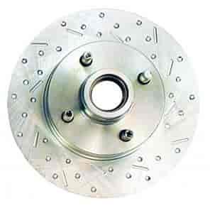 Front Right Big Bite Brake Rotor 1987-93 Ford Mustang