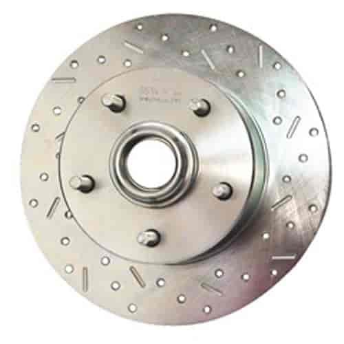 Big Bite Cross Drilled Rotors Front Right