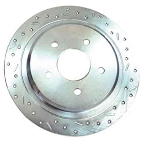 Big Bite Cross Drilled Rotors Front Right Front