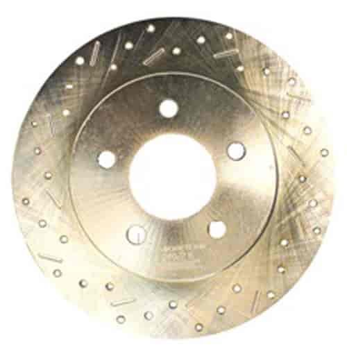 Big Bite Cross Drilled Rotors Front Left Front