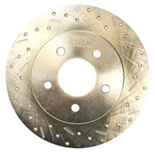 Big Bite Cross Drilled Rotors Front Right Front