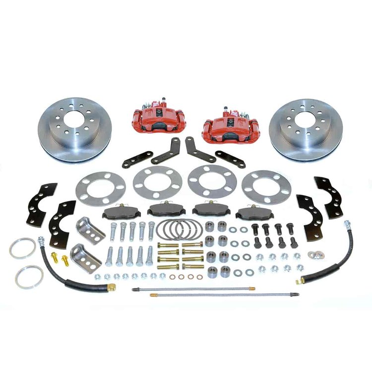 Single Piston Rear Disc Brake Conversion Kit For Ford 8" and 9" Small Bearing Rear Ends