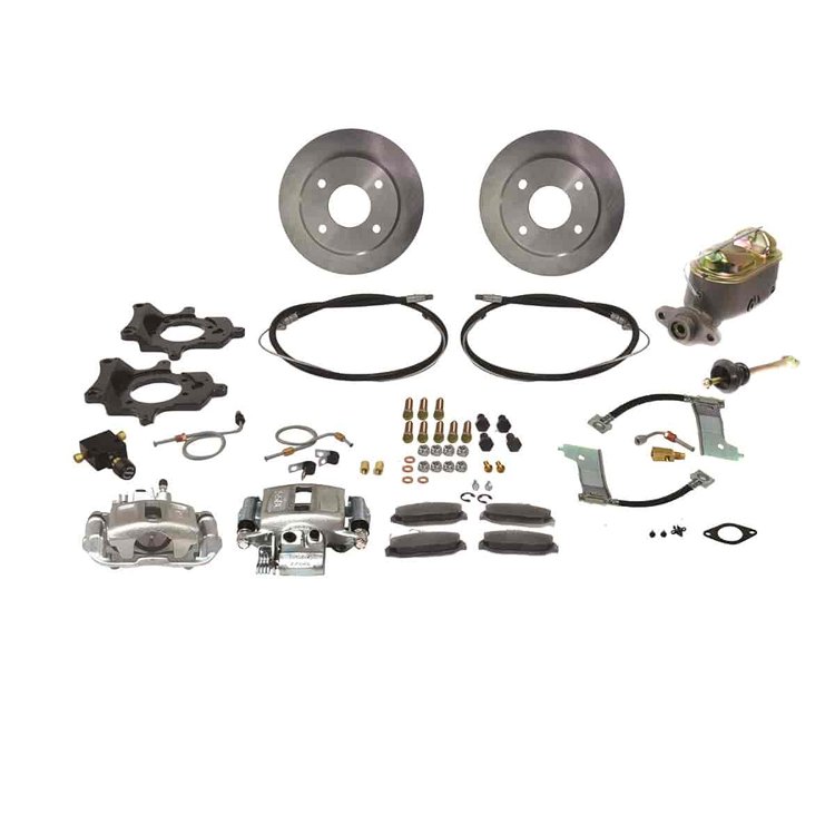 Single Piston Rear Disc Brake Conversion Kit 1987-1992 Ford Mustang