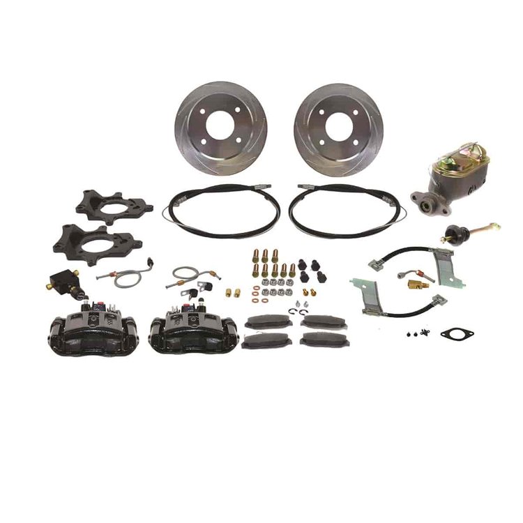 Single Piston Rear Disc Brake Conversion Kit 1987-1992 Ford Mustang