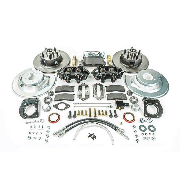 Front 4-Piston Drum to Disc Brake Conversion Kit See More Details for Applications