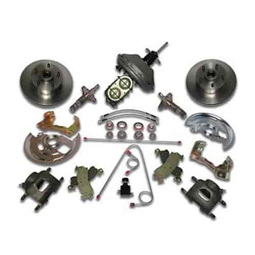 Front Drum-to-Disc Brake Conversion Kit 1967 Oldsmobile Cutlass/442