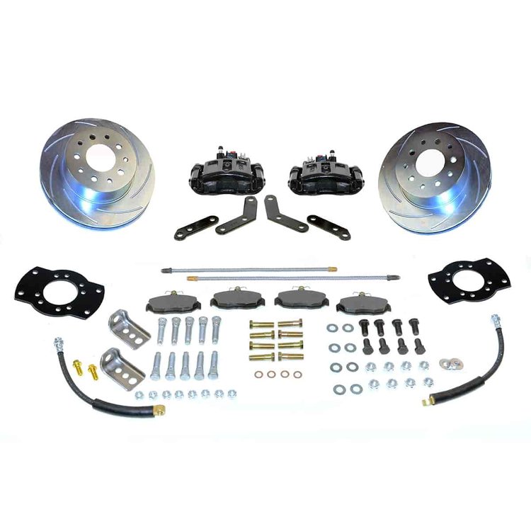 Single Piston Rear Disc Brake Conversion Kit For 1955-1970 Full Size GM Axles
