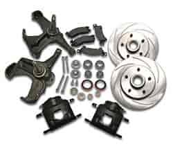 Front Drum to Disc Brake Conversion Kit 1971-87 Chevy/GMC C10