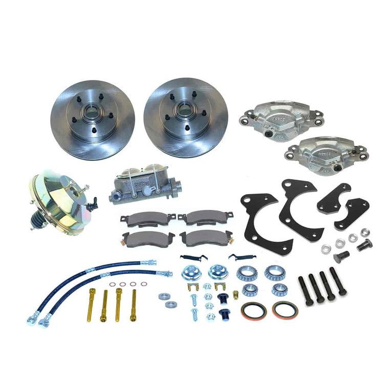 Front Drum-to-Disc Brake Conversion Kit 1965-68 Chevrolet Impala, Bel Air, Biscayne