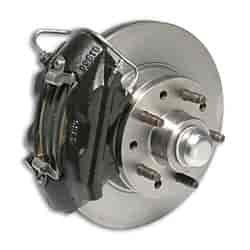 Front 4-Piston Drum to Disc Brake Conversion Kit At The Wheels Only