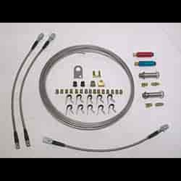 Brake Line Kit Disc Front Drum Rear