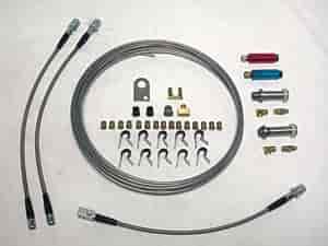 Brake Line Kit Disc Front Drum Rear