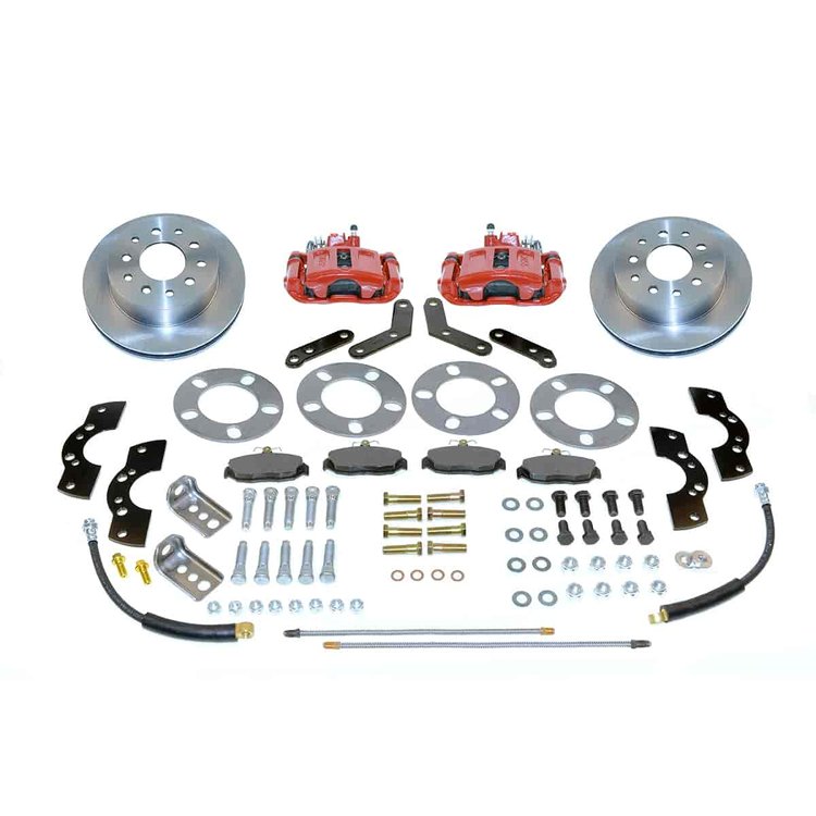 Single Piston Rear Disc Brake Conversion Kit For 2-piece Axles