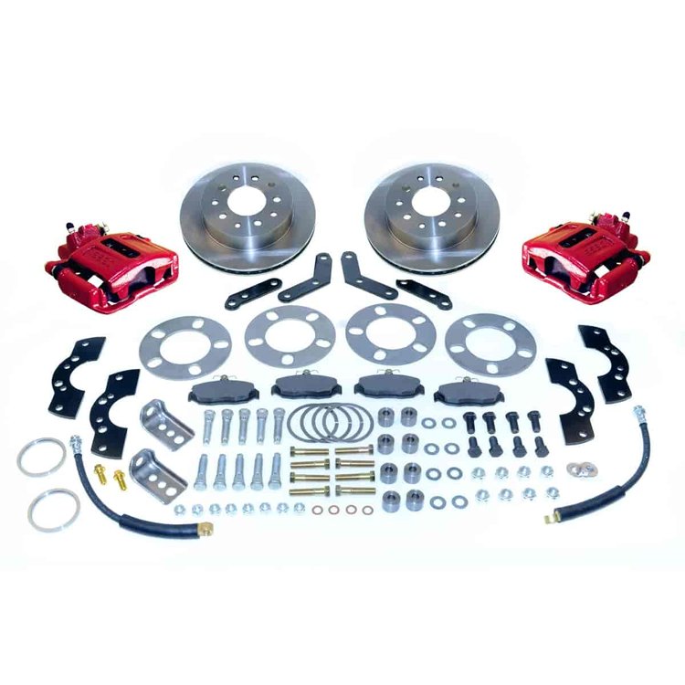 Single Piston Rear Disc Brake Conversion Kit For 2-piece Axles
