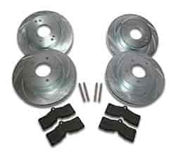 Stainless Steel Brakes 65 - 82 Corvette All BRAKE KIT