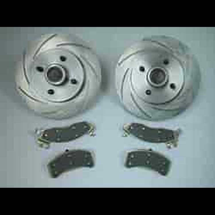 Short Stop Pad and Rotor Kit 1987-93 Mustang (V8)