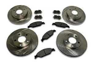 Short Stop Pad and Rotor Kit 1999-2004 Mustang (Non-Cobra)