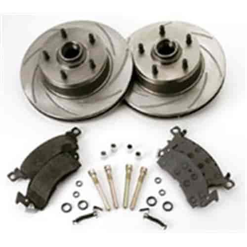 Rotor Kit - Short Stop - Turbo Slotted Rotor & Pad Kit