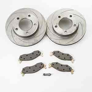 Short Stop Pad and Rotor Kit 2000-01 Ram 1500 4WD