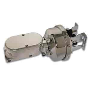 Booster and Master Cylinder Polished Aluminum Master Cylinder