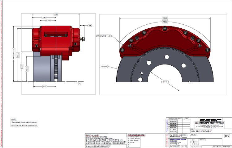 BRAKE CALIPER KIT