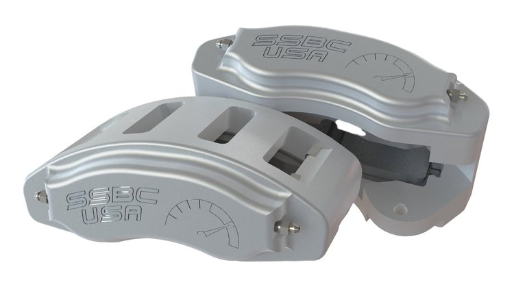 A551-20 ​Front Redline 6-Piston Billet Aluminum Caliper Kit for 2015-2023 Mustang [Anodized]